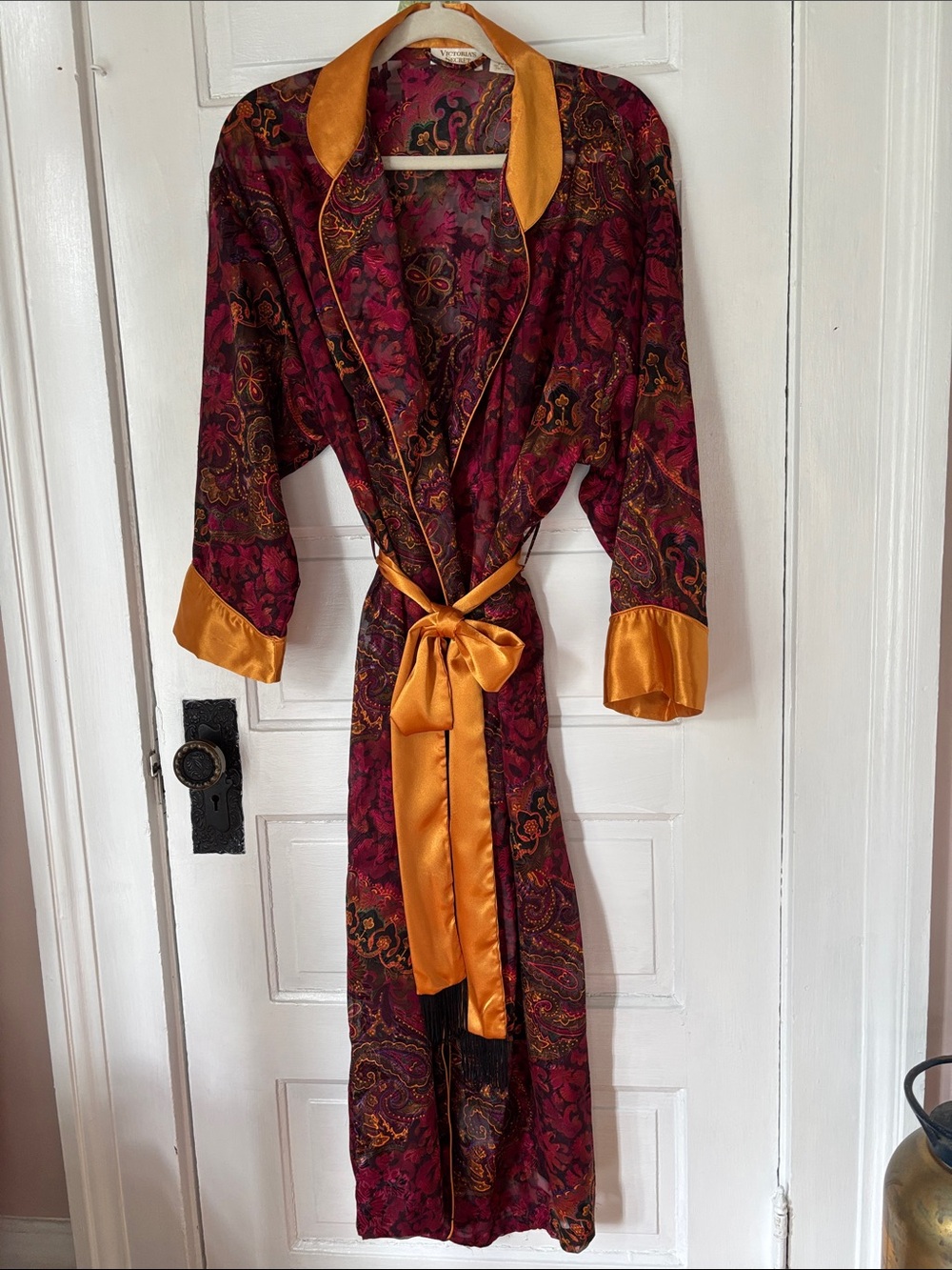 VICTORIA’S SECRET VINTAGE GOLD LABEL ROBE